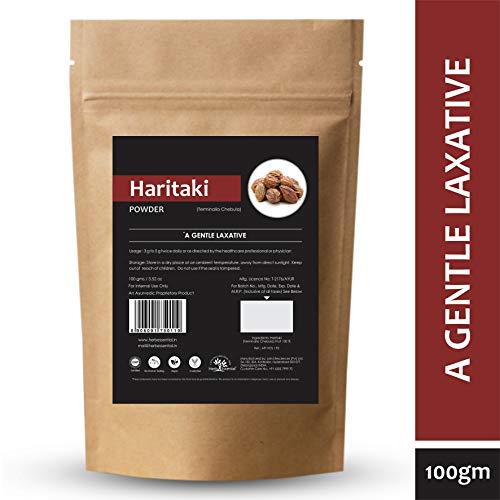 Herb Essential Pure Haritaki Powder | 100% Natural,Internal Cleanser and Detoxifier | Constipation Relief, Immunity Booster -100g - Image 2