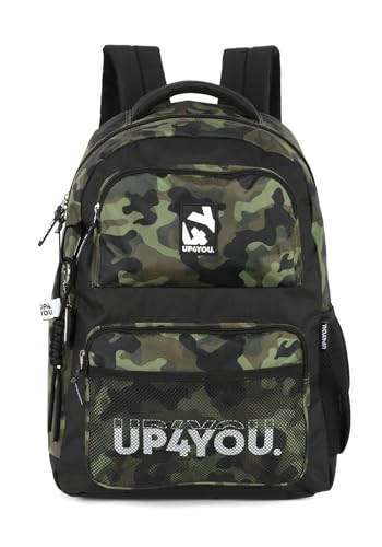 Mochila Costas Escolar Up4you Masculina Militar Ms49561up