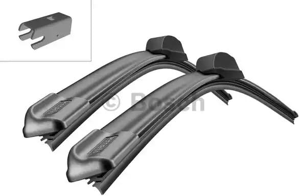 Image of BOSCH 3397014245 AeroTwin Wiper Blade Combo Pack - Set of 2 (28 inch & 16 inch) | Driver and Passenger Side Original Equipment Replacement Blades