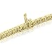 14K Yellow Gold 11 3/4 Carat Diamond Tennis Bracelet, 9 Inches Long, AGS Certified
