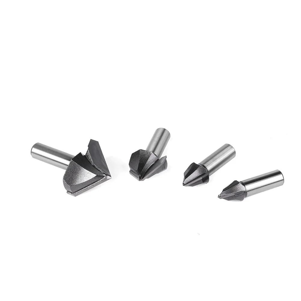 90-Grad-Fasenfräser – 6 mm und 12 mm Schaft, V-Nut-Gravierwerkzeug, 1 Stück(12x31.8mm)