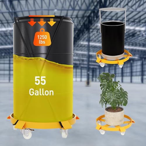Carretilla para bidón de acero 55 gal, carga 1250 lbs miniatura 7