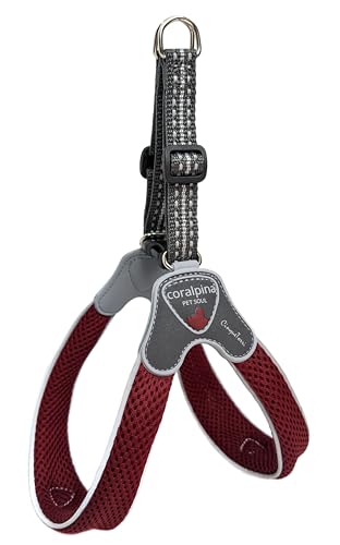Coralpina Cane Pettorina 5Torri Tg. "6" 45-55 Cm Rosso Vino
