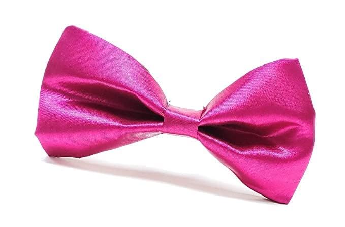 JAGMOOLYA PRODUCTS [ Hot Pink] The Perfect Classic Satin Pre-Tied Bow Tie Formal Solid Tuxedo Bowtie Adjustable Length and Styles Bow for Adults and Children(Pack Of 1)-picture-28