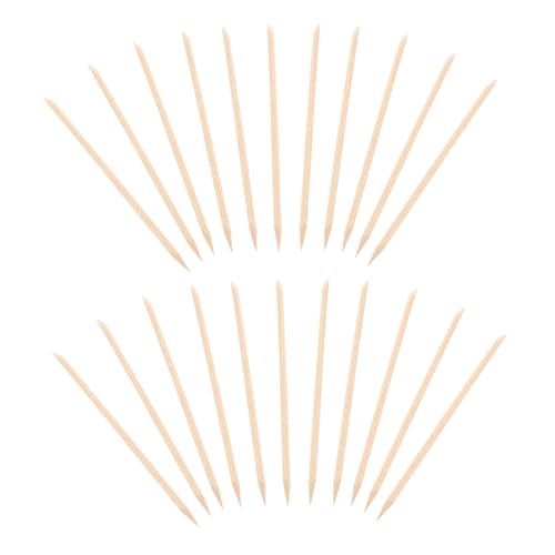 Didiseaon Wooden Cuticle Pusher Sticks 100pcs Nail Art Stick Tool for Manicure Nail Pusher Cuticle Tools