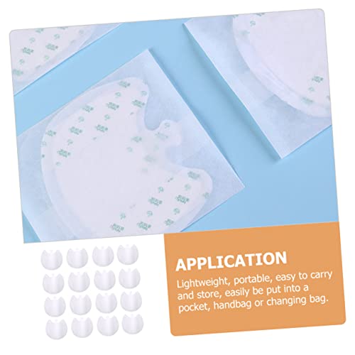 ERINGOGO 30pcs Disposable Bibs for Newborns Drooling Bibs for Boys and Girls for Feeding Teething and Burping Lightweight and Portable3