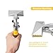Sheet Metal Bender, 3 Inch Hand Seamers, Straight Jaw Sheet Metal Bender Tools, for Bending and Flattening Sheet Metal, Ergonomic Handle