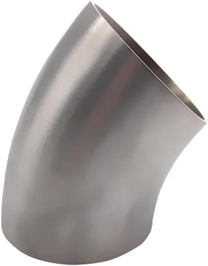 304 Stainless Steel 19mm-102mm Grade Welding Extension 90 ° 45 ° Elbow Seamless Welding Pipe Fittings Polished(45 degree elbow,SUS304_19MM)