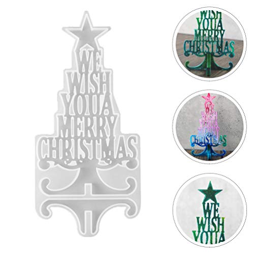 HEALLILY Kerstboom Hars Mallen DIY Vrolijk Kerst Siliconen Gieten Zeepvorm Crystal Epoxy Mould voor DIY Ambachten Xmas… - Afbeelding 6