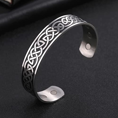 Pulsera Celta Nudo en Acero Inoxidable para Hombre miniatura 3