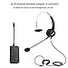 TelPal Telephone Headset, Noise Cancelling Headset Mic Call Center, Desk Telephone, Perfect Phone Sales, Insurance, Hospitals, Telecom Operators - [Monaural]
