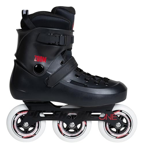 Powerslide Inline Skates Zoom Black 100, Unisex für Herren und Damen in...