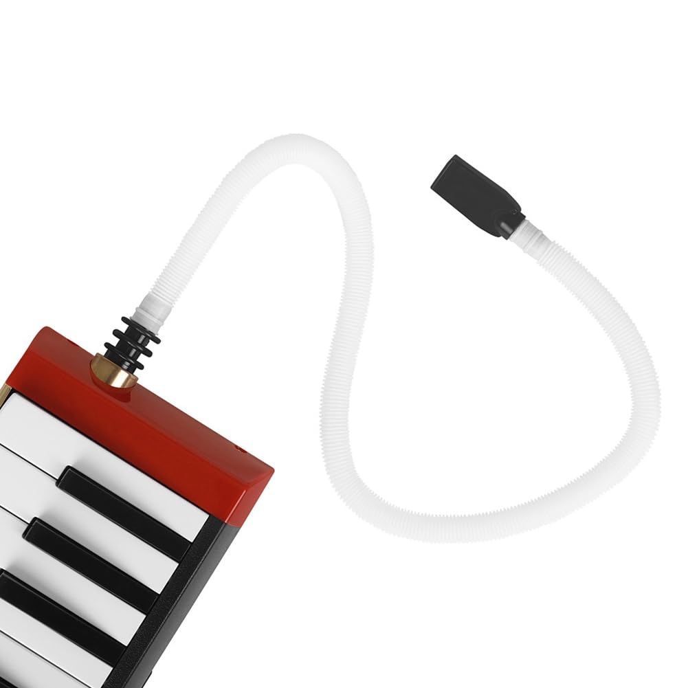 1 instrument mélodique, 32 touches, 32, 37 touches, en ABS noir et blanc, avec embout buccal, tuyau de soufflage
