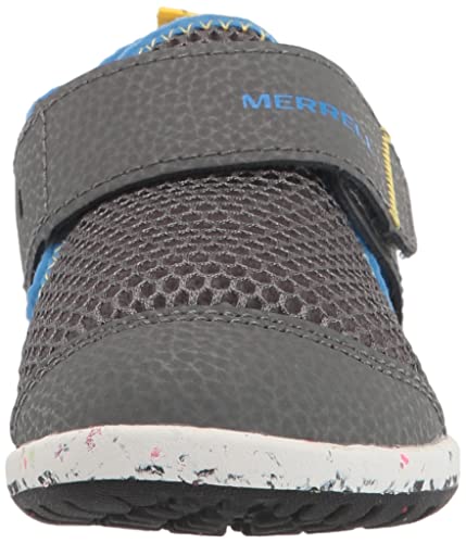 Merrell Bare Steps H20 Chroma Water Shoe, Grey/Black/Royal, 9 Us Unisex Little Kid #TOP1