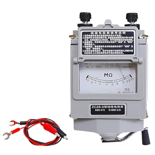 500V 1000V 2500V 絶縁抵抗計 ZC25-3 ZC25-4 ZC11D-10 メガメーター メガオームテスター 接地抵抗計(ZC25-3 Plastic)