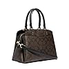 Coach Mini Lillie Carryall In Signature Canvas (Brown,black)