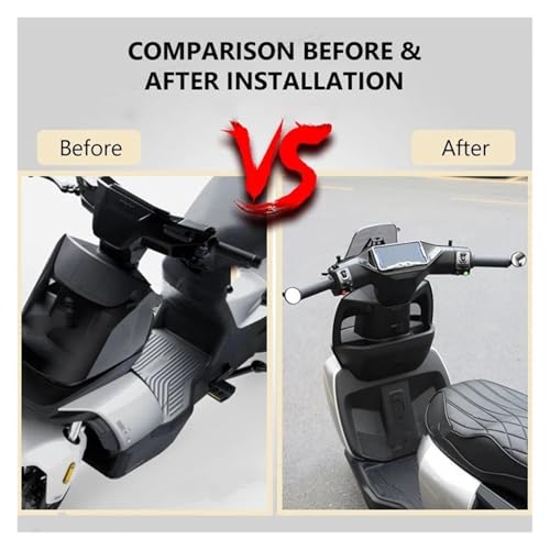 Espejo retrovisor de motocicleta universal ajustable con visión de gran angular pack de 2 unidades 4