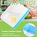 Anpro Reusable Food Storage Bags Leakproof - 11 Pack Anpro BPA Free Freezer Bags (2 Reusable Gallon Bags, 5 Resuable Sandwich Bags, 4 Reusable Snack Bags), Silicone Bags for Lunch