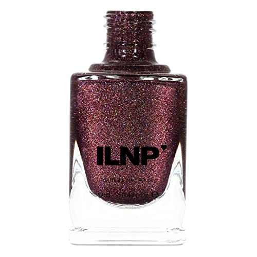 Image of ILNP Bloodline - Rich Marsala Holographic Nail Polish, Chip Resistant, Non-Toxic, Vegan, Cruelty Free