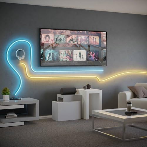 Eglo Connect.z Smart-Home LED Strip Light Neon -Stripe-Z, striplight 5 m, ZigBee, app and Alexa Voice Control - Image 4