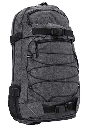 Forvert Unisex_Adult Melange Louis Backpack, Black Mix, One Size, Rucksack