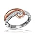 Produktbild Goldmaid Damen-Ring rosévergoldet 925 Silber teilvergoldet weiß Brillantschliff Zirkonia Gr. 56 (17.8) - Pa R7453SR56 Schmuck