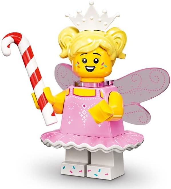 Miniatura 3 de LEGO Sugar Fairy Mini figura (71034) - Serie 23, multicolor de 1.5 pulgadas, requiere montaje, a partir de 5 años