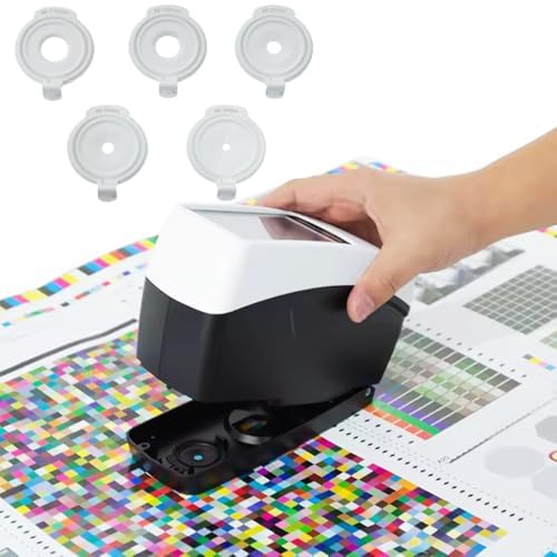Spectrophotometer Portable Reflective Spectrophotometer with 5 Kinds Measuring Calibers Φ11mm Φ10mm Φ6mm Φ5mm Φ3mm Accuracy 0.01 Resolution 0.01% for Variety Samples Test ASTM ISO Standard