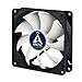 ARCTIC F9 - 92 mm, Ventilateur Haute Performance, Ventilateur Boitier, Refroidisseur Silencieux pour Unité Centrale, Roulement à Fluide Dynamique, Support à Broches Standard, 1800 RPM Noir