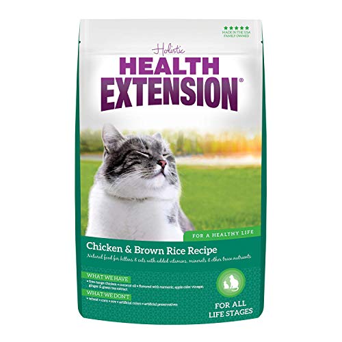 Health Extension Chicken & Brown Rice Dry Kitten & Adult Cat Recipe, 4lb