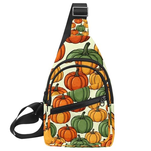 Mochila bandolera ligera Helloween Pumkins para llevar todo al trabajo o hacer deporte