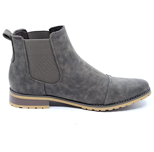 Metrocharm MC107 Men's Cap Toe Formal Dress Casual Ankle Chelsea Boot4