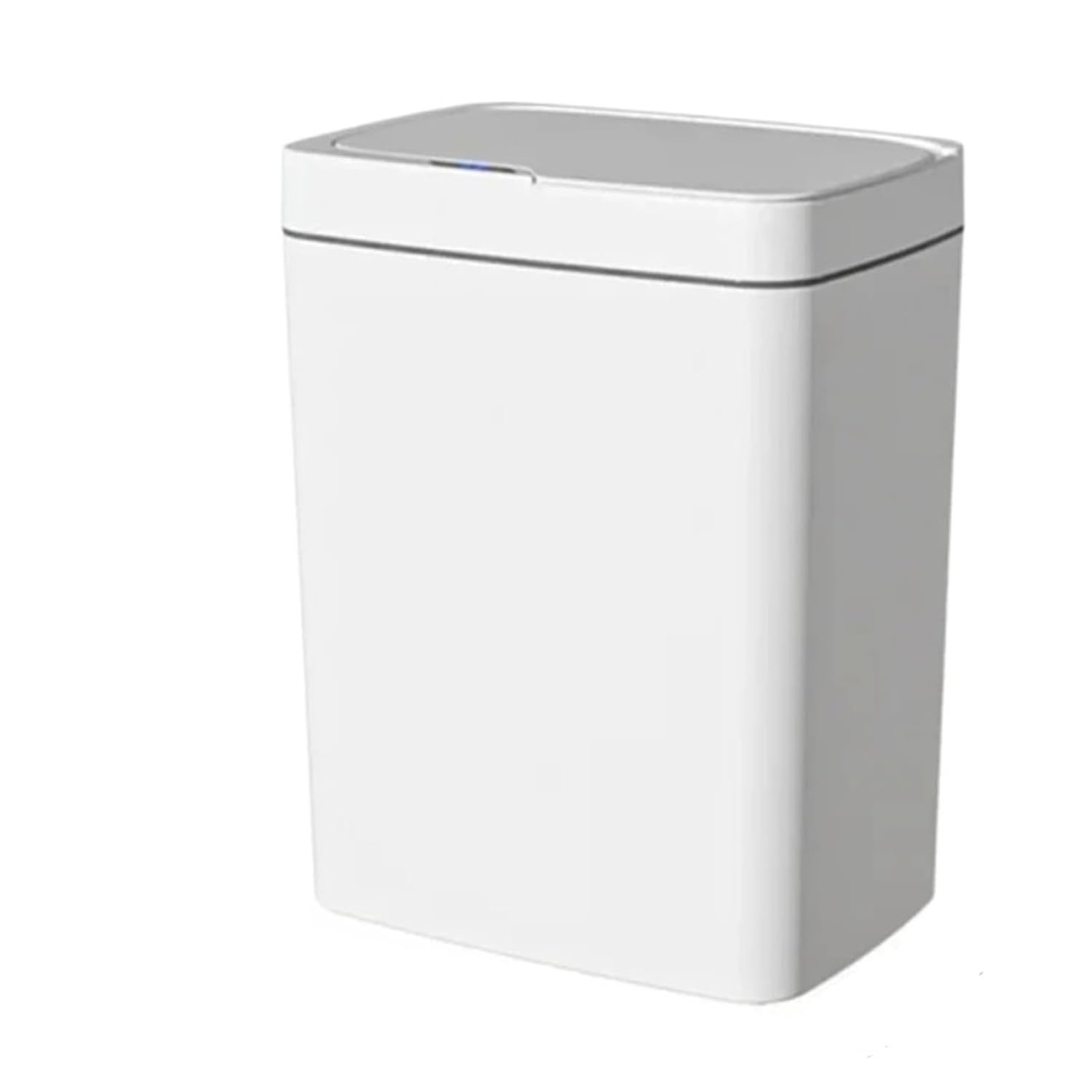 Touchless, White Touchless 15L Smart Sensor Trash Can – Electronic Bathroom Garbage Bin with Automatic Bagging, Home Compatible
