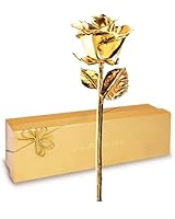 Algopix Similar Product 2 - Forever Rose 24K Gold Dipped Real Rose