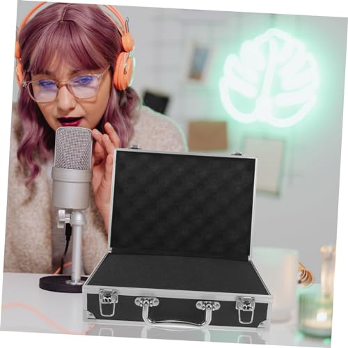 ARTIBETTER Aluminum Toolbox for Craft Storage Containers Men Case Portable Workstation Briefcase Design3