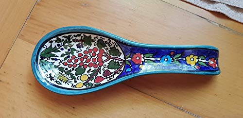 Bluenoemi Rest Spoon Ceramic Resting Cooking Spoons, Utensils, Kitchen Spoon Holder for Stove Top. Gift for Home/