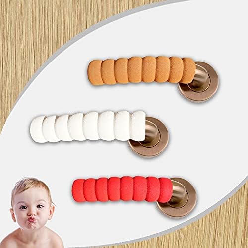 Miniatura 2 de Juego de 6 fundas para manijas de puerta, fundas para pomos de puerta, espuma EVA, protector de manija de puerta, cubierta de manija de puerta para