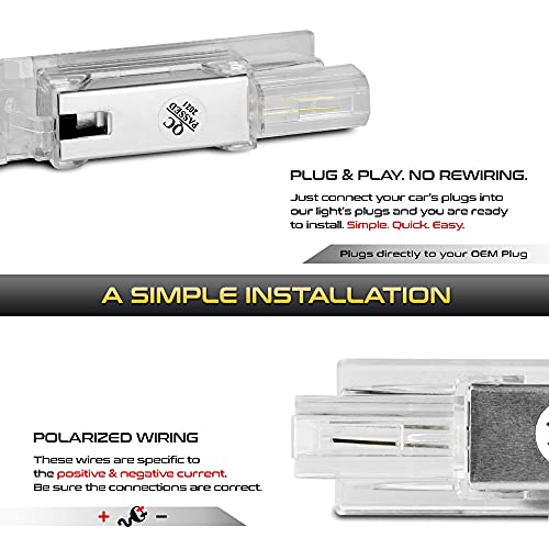 Luces LED interiores blancas para puerta lateral VIPMOTOZ miniatura 4