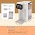 Treliamd Instant Hot Water Dispenser Filter, Electric Hot Water Kettle Countertop Water Filter System, 12 Temperatures & 8 Volume Settings, Safety Lock, Hot Water Boiler Warmer for Home, Baby, Office
