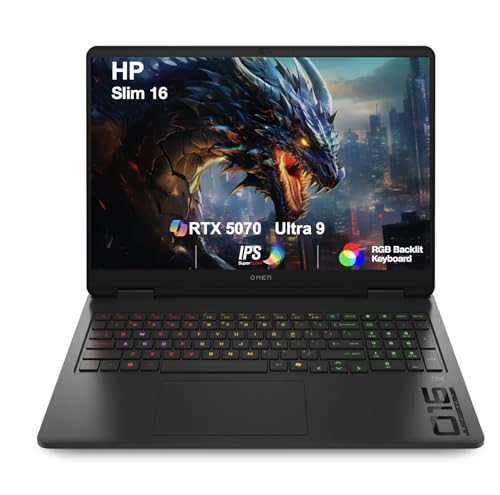 Image of HP OMEN Slim 16 AI Gaming Laptop 16.0 inch 144Hz IPS WUXGA, Intel Ultra 9-285H