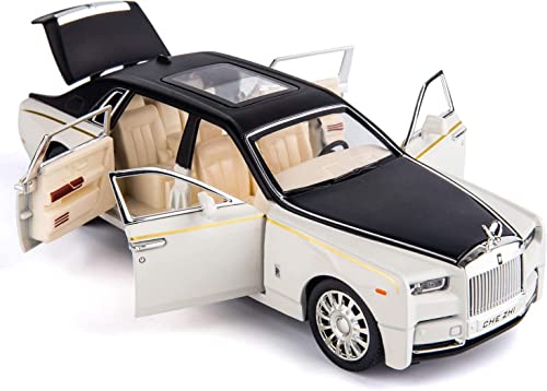 Image of 1 /24 Diecast Car Model Rolls-Royce (RYL-PNTM-,White)