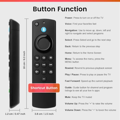 Image of Replacement Amazon Fire Series TV Stick (HD, Lite), for Firestick 4K, 4K Max(1st /2nd Gen), for Fire Stick (2nd /3rd Gen), for Fire 3rd Gen TV /Cube /Insignia /Toshiba /Pioneer Smart TVs with Voice Control