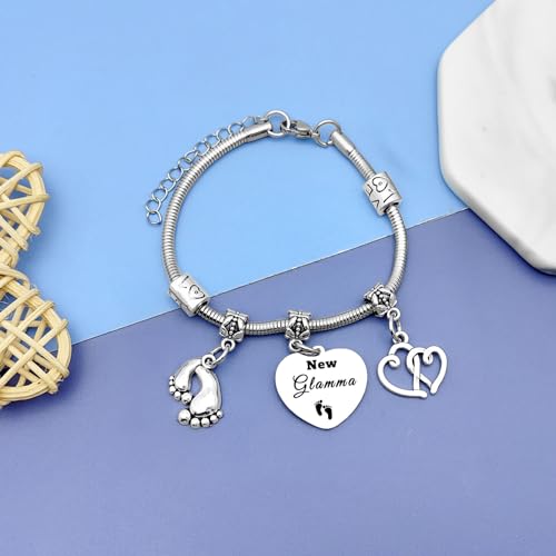 Image of New Grandma Gifts New Grandma Bracelet Grandma to Be Gifts First Time Grandma Gifts Pregnancy Announcement Gifts Promoted to Grandma Gifts New Nana Gifts Birthday Gifts for Grandma Retirement Gifts