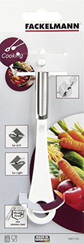 Descascador Legume Manual de Plástico com Lamina Inox Fackelmann Branco