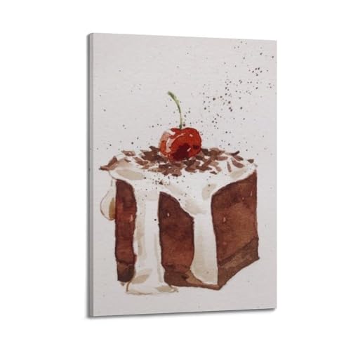 Impression sur toile cupcakes chocolat WIZIGM tableau élégant