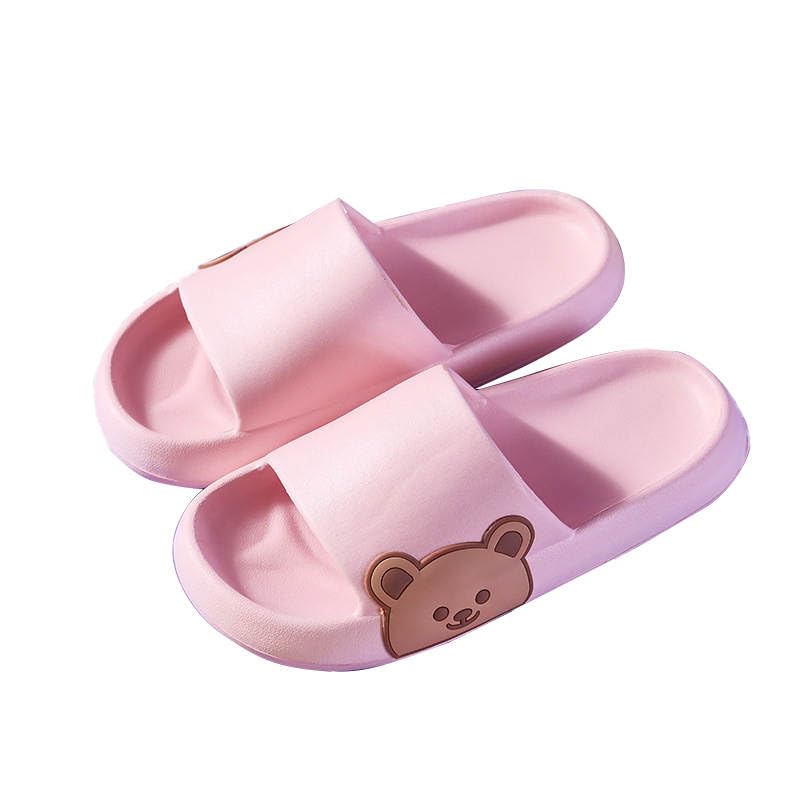 GenericCute Bear Cloud Slippers for Women and Men Recovery Slides Maternity Outdoor Indoor Sandals House Slides EVA Cushion Comfy Form Slides Light Weight Non Slip Pillow Shoes Beach Sandal Easy to Clean