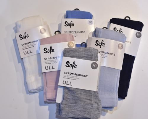 Merino Wool Tights for Baby and Toddler, Reinforced Hem and Toe (80, 1-2 Years, Navy)4