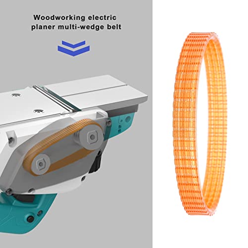 EMSea 5PCS Electric Planer Drive Belts Compatible with Mikita 1900B Electric Planer 9.6mm Width 238mm Circumference Polyurethane Toothed Belts - Image 2