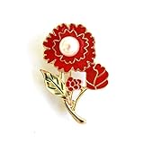 ブローチ アクセサリー 【カーネーション】 母の日 花 (Dタイプ)