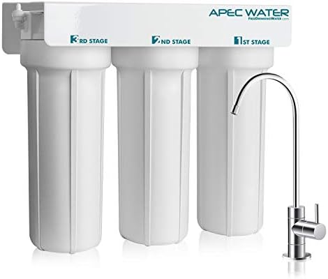 APEC Water Systems WFS-1000 Super Capacity Premium Quality 3 Stage Under-Sink Water Filter System